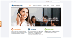 Desktop Screenshot of americatel.com