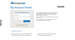 Desktop Screenshot of micuenta.americatel.com