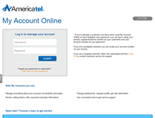 Tablet Screenshot of micuenta.americatel.com